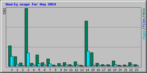 Hourly usage for May 2024